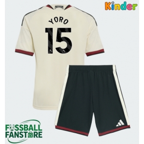 Manchester United Leny Yoro #15 Replik 3rd trikot Kinder 2026-27 Kurzarm (+ Kurze Hosen)